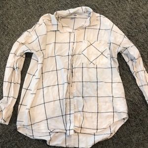 White and black Flannel